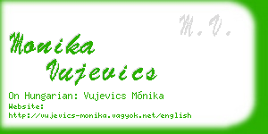 monika vujevics business card